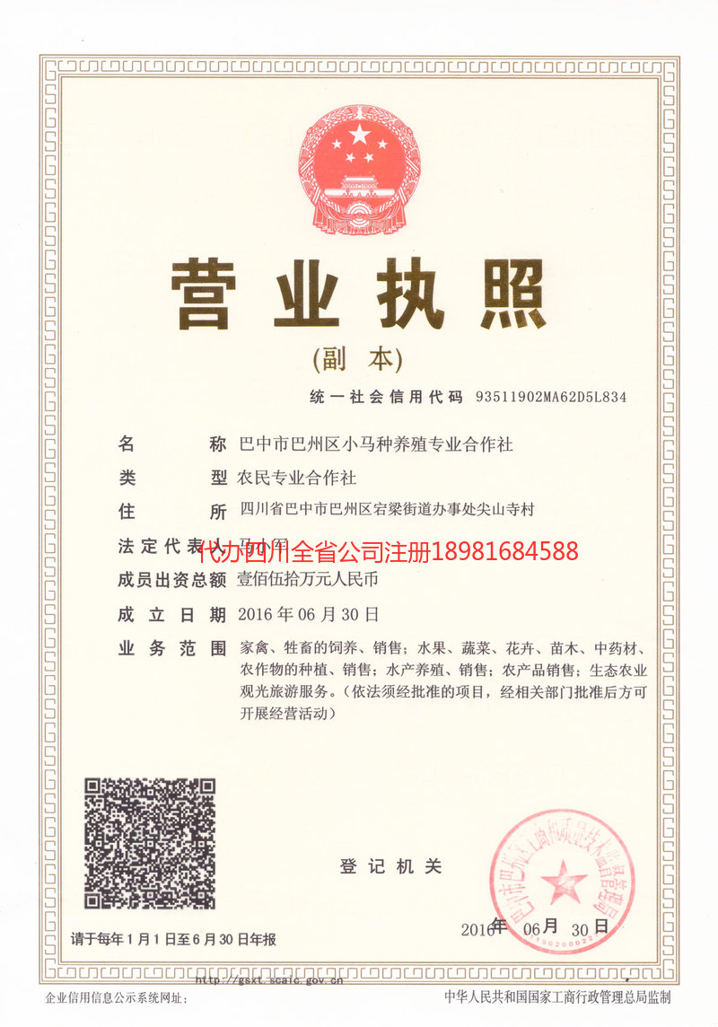 南溪南溪小马种养殖专业合作社